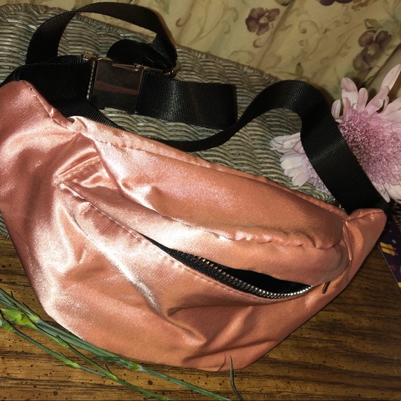 wild fable Handbags - Satin blush Fanny pack